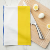 Fahne Patriotic Buryatia Geschirrtuch (Viertel Falte)