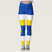 Fahne Patriotic Buryatia Leggings (Vorderseite)