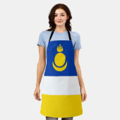 Fahne Patriotic Buryatia Schürze (Getragen)