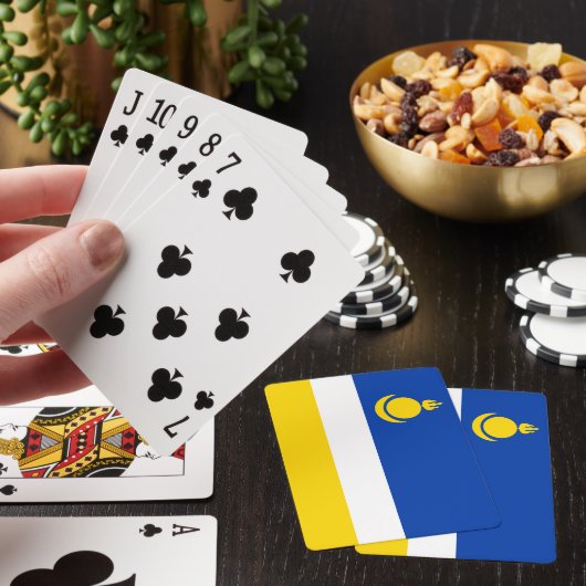 Fahne Patriotic Buryatia Spielkarten (In Situ)