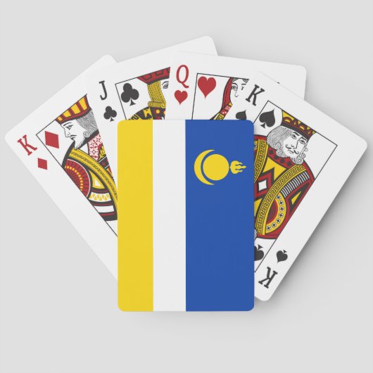 Fahne Patriotic Buryatia Spielkarten (Rückseite)