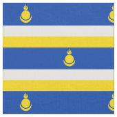 Fahne Patriotic Buryatia Stoff (Nahaufnahme)