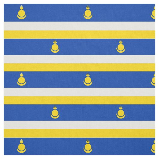 Fahne Patriotic Buryatia Stoff (Muster)