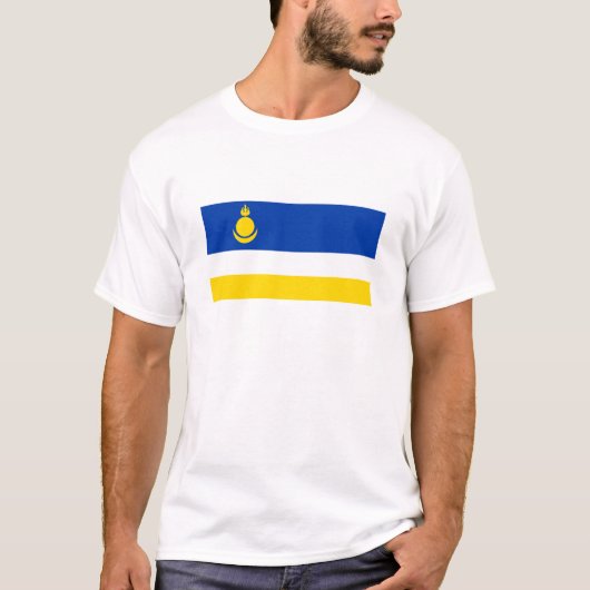Fahne Patriotic Buryatia T-Shirt (Vorderseite)