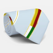 Fahne Plzen stripes Krawatte (Gerollt)