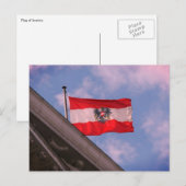 Fahne Postkarte (Vorne/Hinten)