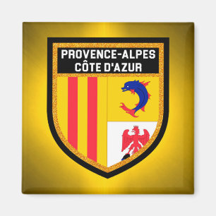 Fahne Provence-Alpes-Côte d'Azur Magnet