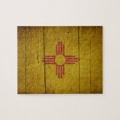 Fahne "Rugged Wood New Mexico" Puzzle (Horizontal)