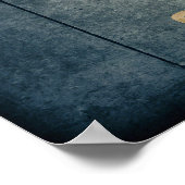 Fahne "Rugged Wood Oklahoma" Poster (Ecke)