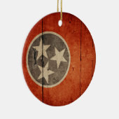 Fahne "Rugged Wood Tennessee" Keramikornament (Rechts)