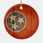 Fahne "Rugged Wood Tennessee" Keramikornament (Hinten)