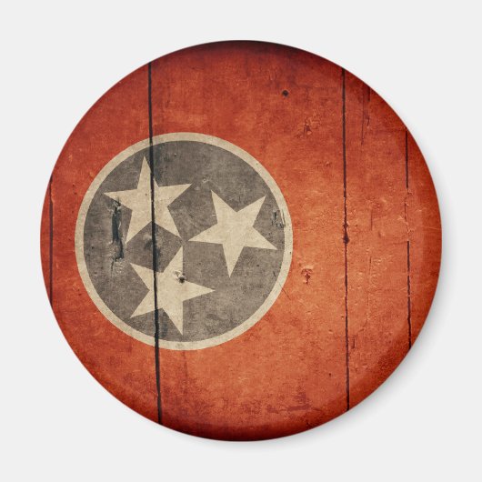 Fahne "Rugged Wood Tennessee" Magnet (Vorne)