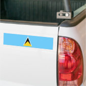 Fahne Saint Lucia Autoaufkleber (Auf Lkw)