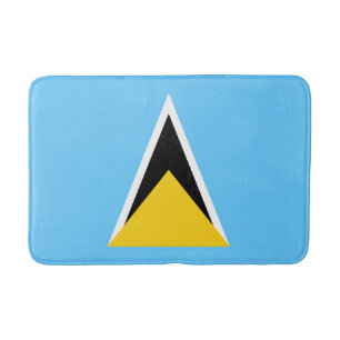 Fahne Saint Lucia Badematte