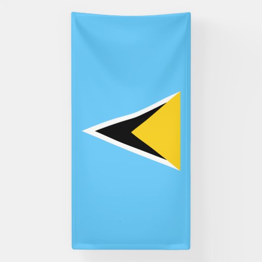 Fahne Saint Lucia Banner (Vertikal)