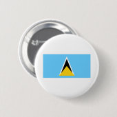 Fahne Saint Lucia Button (Vorne & Hinten)