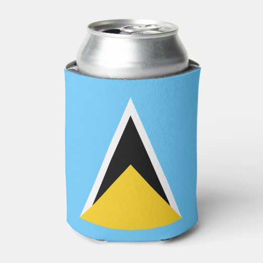 Fahne Saint Lucia Dosenkühler (Kanne Vorderseite)