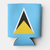 Fahne Saint Lucia Dosenkühler (Vorderseite)