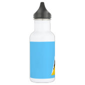 Fahne Saint Lucia Edelstahlflasche (Links)