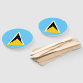 Fahne Saint Lucia Fächer (Non-assembled)