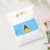 Fahne Saint Lucia Geschenktütchen (Versiegelt)