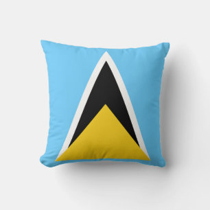 Fahne Saint Lucia Kissen