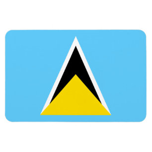 Fahne Saint Lucia Magnet