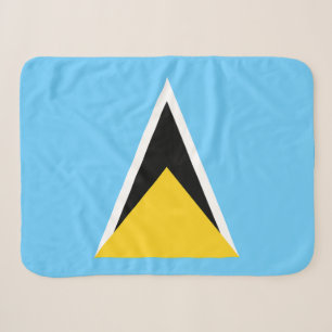 Fahne Saint Lucia Sherpadecke