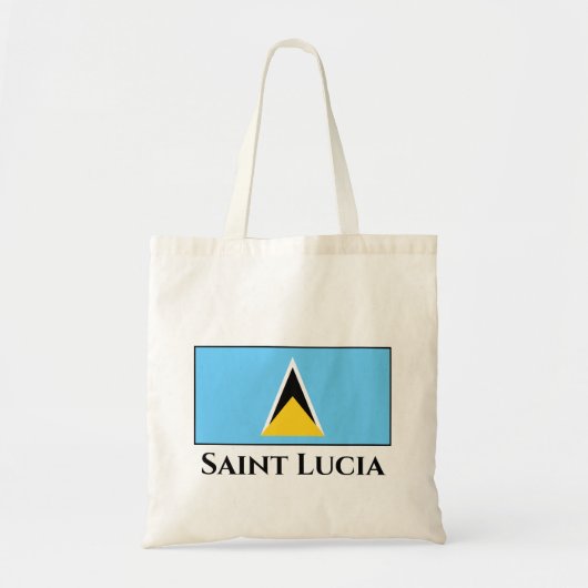 Fahne Saint Lucia Tragetasche (Vorne)