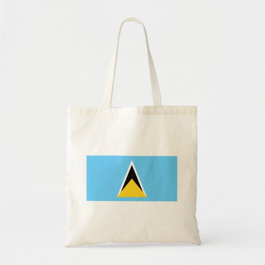 Fahne Saint Lucia Tragetasche (Vorne)