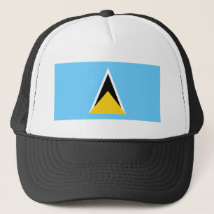 Fahne Saint Lucia Truckerkappe