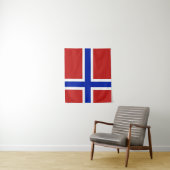 Fahne skandinavische kleine Norwegen Wandteppich (Beispiel)