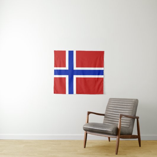 Fahne skandinavische kleine Norwegen Wandteppich (Beispiel (Horizontal))
