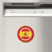 Fahne Spanien und Text-Magnet Magnet (In Situ (Geschirrspüler))
