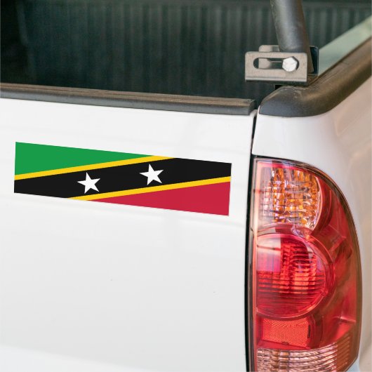 Fahne St. Kitts und Nevis Autoaufkleber (Auf Lkw)
