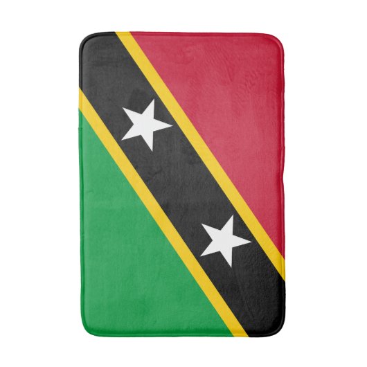 Fahne St. Kitts und Nevis Badematte (Vorderseite Vertikal)