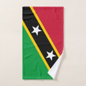 Fahne St. Kitts und Nevis Badhandtuch Set (Handtuch)