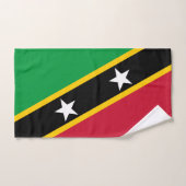 Fahne St. Kitts und Nevis Badhandtuch Set (Handtuch)