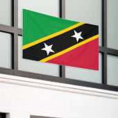 Fahne St. Kitts und Nevis Banner (Äußeres Gebäude)