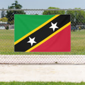 Fahne St. Kitts und Nevis Banner (Insitu)