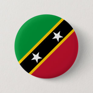 Fahne St. Kitts und Nevis Button