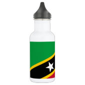 Fahne St. Kitts und Nevis Edelstahlflasche (Links)
