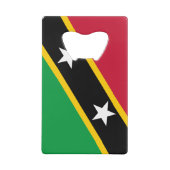 Fahne St. Kitts und Nevis Geldbeutel Flaschenöffner (Rückseite)