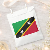 Fahne St. Kitts und Nevis Geschenktütchen (Ausgeschnitten)