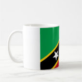 Fahne St. Kitts und Nevis Kaffeetasse (Links)
