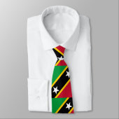 Fahne St. Kitts und Nevis Krawatte (Gebunden)