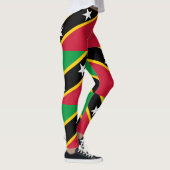 Fahne St. Kitts und Nevis Leggings (Rechts)