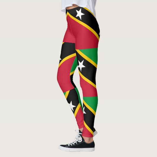 Fahne St. Kitts und Nevis Leggings (Links)