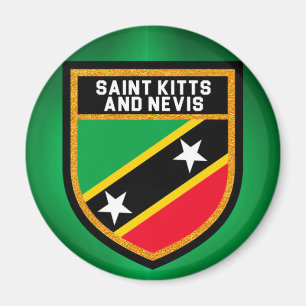 Fahne St. Kitts und Nevis Magnet
