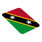 Fahne St. Kitts und Nevis Magnet (Rechte Seite)